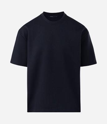 Camiseta Boxy Tech em Malha Pesada