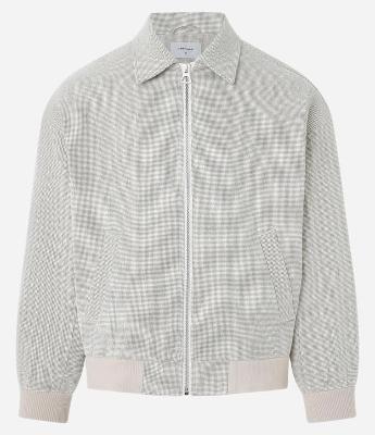 Jaqueta Texturizada em Ribana com Detalhes Contrastantes