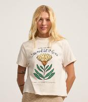 Camiseta em Algodão com Estampa Floral - 1