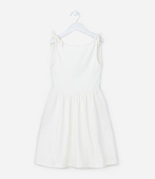 Vestido Infantil em Ribana com Amarração - Tam 5 a 14 Anos - 1