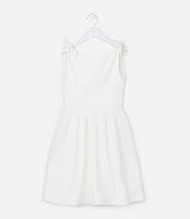 Vestido Infantil em Ribana com Amarração - Tam 5 a 14 Anos - 1