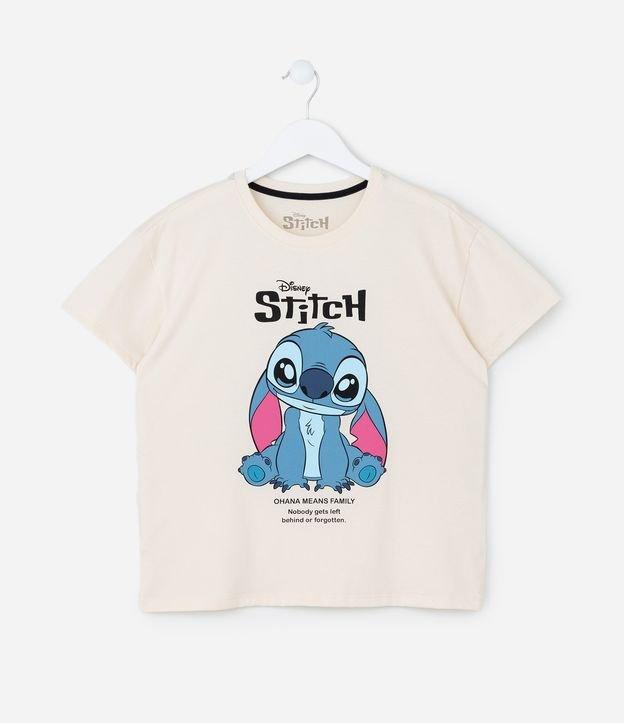 Camiseta Infantil com Estampa Stitch - Tam 5 a 14 Anos - 1