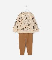 Conjunto Infantil com Estampa Ursos - Tam 1 a 6 Anos - 1