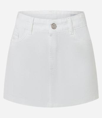 Saia Curta em Sarja Básica