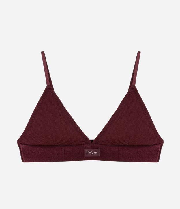 Sutiã Top Triângulo Texturizado em Poliamida Seamless - 1