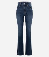 Calça Boot Cut em Jeans com Bolsos Lapela - 1