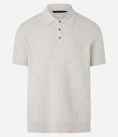 Camisa Polo Regular em Tricô com Botões Contrastantes - 1