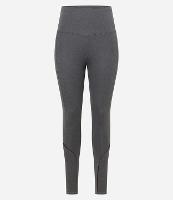 Calça Legging Esportiva com Cós Alto e Frisos - 1