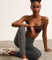 Calça Legging Esportiva com Cós Alto e Frisos - 2