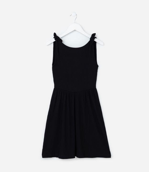 Vestido Infantil em Ribana com Amarração - Tam 5 a 14 Anos - 1