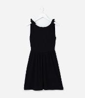 Vestido Infantil em Ribana com Amarração - Tam 5 a 14 Anos - 1