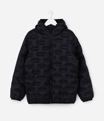 Jaqueta Infantil com Textura de Gomos - Tam 5 a 14 Anos