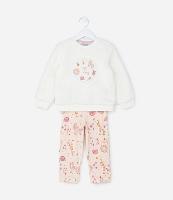 Pijama Infantil em Fleece com Estampa Bichinhos - Tam 2 a 4 Anos - 1