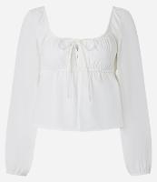 Blusa em Tricoline com Amarração - 1