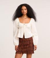 Blusa em Tricoline com Amarração - 2