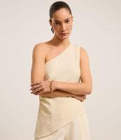 Blusa Ombro Só em Viscolinho com Franzidos - 2