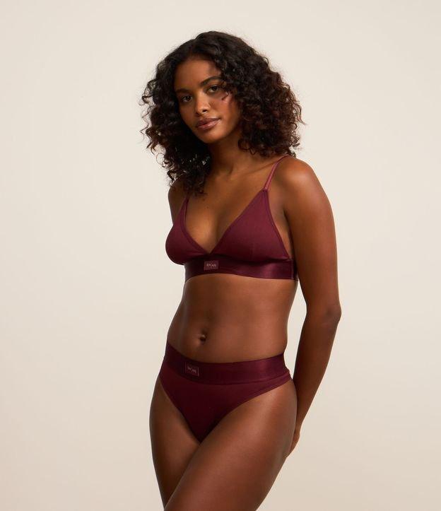 Calcinha Biquíni Texturizada em Poliamida Seamless - 2