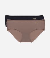 Kit 02 Calcinhas Boyshort em Microfibra com Corte a Laser DelRio - 2