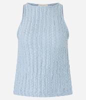 Blusa com Gola Redonda e Textura Diferenciada - 1