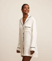 Camisola Americana com Bolsinho e Detalhes Contrastantes - 2