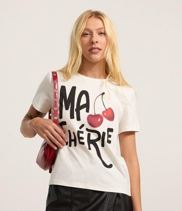 Blusa em Algodão com Estampa Ma Chérie - 1