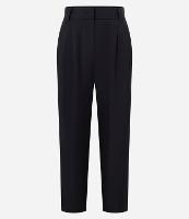 Calça Reta Alfaiatada com Passantes e Pregas - 1