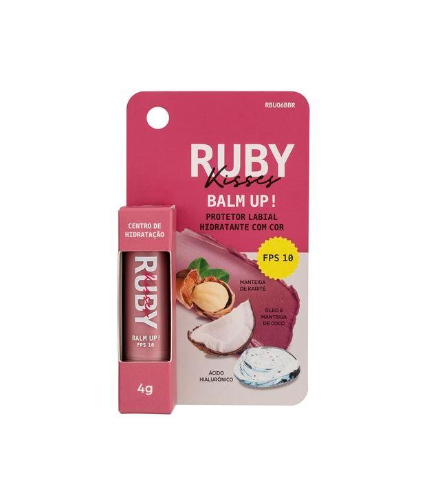 Protetor Labial Hidratane com Cor FPS10 Balm Up! Dress Up! Ruby Kisses - 1