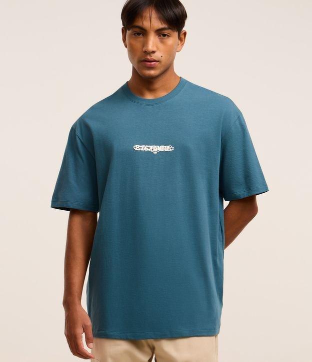 Camiseta Relaxed em Algodão com Estampa Localizada em Relevo Eternal - 2