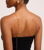 Blusa em Tricô com Alças de Corrente - 3