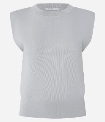 Blusa em Tricô com Barra Ajustada