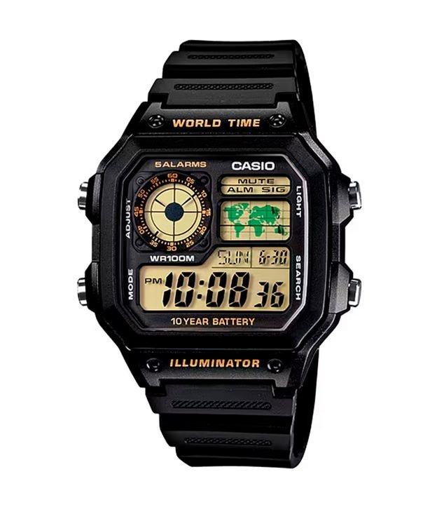 Relógio Digital Masculino Casio AE-1200WHB-1BVDF - 1