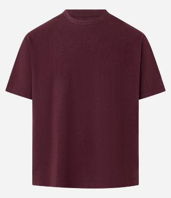 Camiseta Boxy em Algodão Texturizada