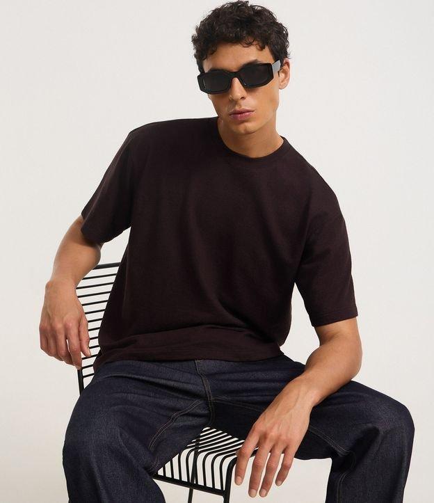 Camiseta Boxy em Algodão Texturizada - 2
