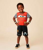 Macacão Infantil com Munhequeiras e Estampa Carros - Tam 3 a 8 Anos - 2