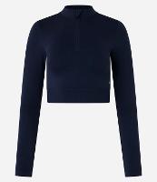 Camiseta Esportiva em Poliamida Seamless com Gola Alta - 1