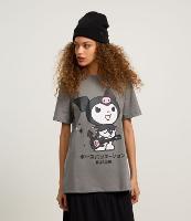 Camiseta T-shirt em Algodão com Estampa Kuromi - 1