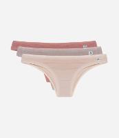 Kit 03 Calcinhas Biquíni em Algodão DelRio - 1