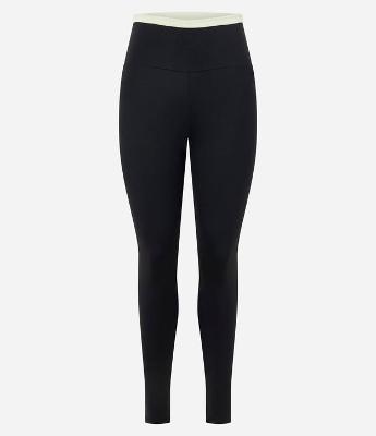 Calça Legging Esportiva com Cós Contrastante