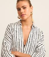 Saída de Praia Camisa em Viscolinho com Listras - 2