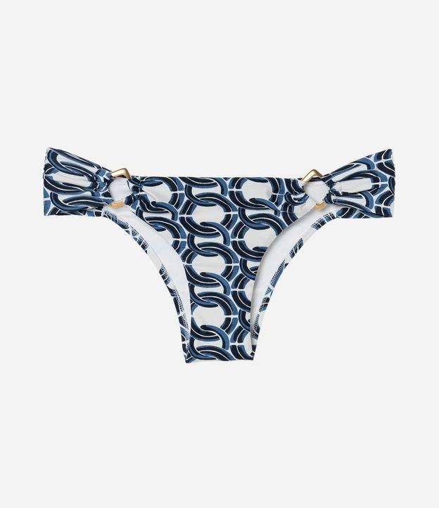 Biquíni Calcinha em Microfibra com Estampa Corrente - 1