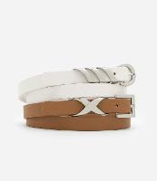 Kit 02 Cintos Médios com Texturas e Detalhes Diversos - 1