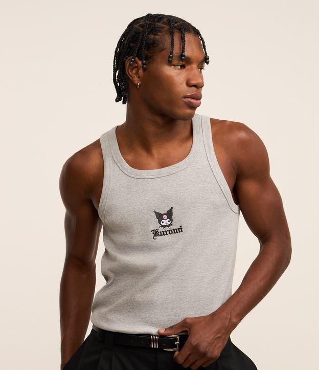 Regata Muscle em Ribana com Efeito Mescla Kurumi Hello Kitty - 2