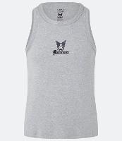 Regata Muscle em Ribana com Efeito Mescla Kurumi Hello Kitty - 1