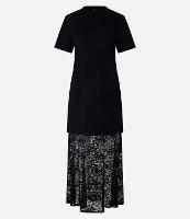 Vestido Longo em Algodão com Renda na Barra - 1