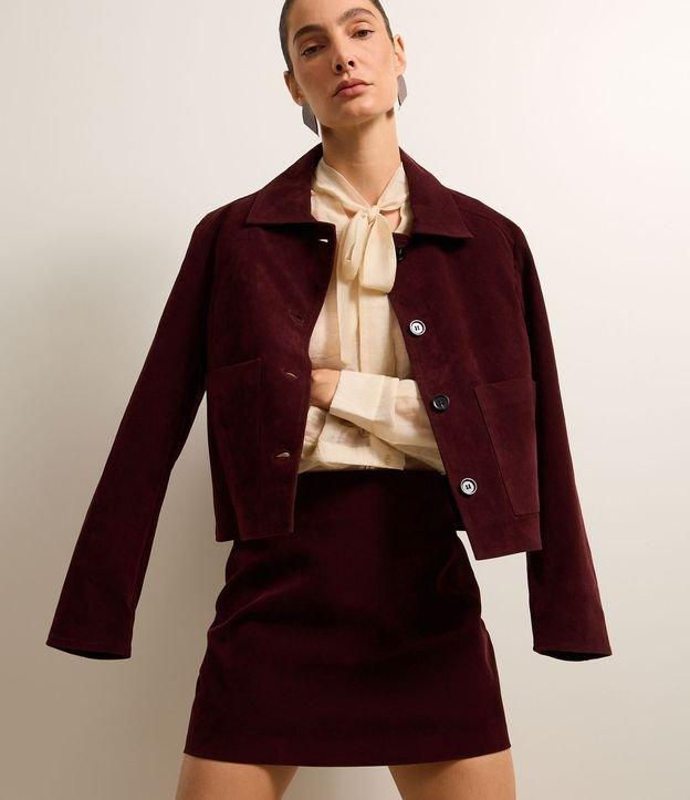 Camisa Texturizada em Voal com Gola Laço - 2