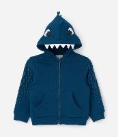 Casaco Infantil com Estampa Interativa de Dino - Tam 1 a 6 Anos - 1