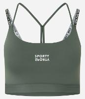 Top Esportivo com Bojo e Alças com Lettering - 1