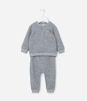 Conjunto Infantil com Textura Matelassê - Tam 0 a 18 meses - 1