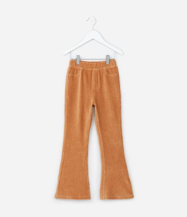 Calça Flare Infantil em Veludo Cotelê - Tam 1 a 5 Anos - 1
