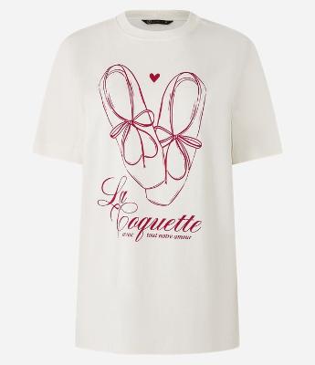 Camiseta em Algodão com Estampa Saapitlhas de Ballet
